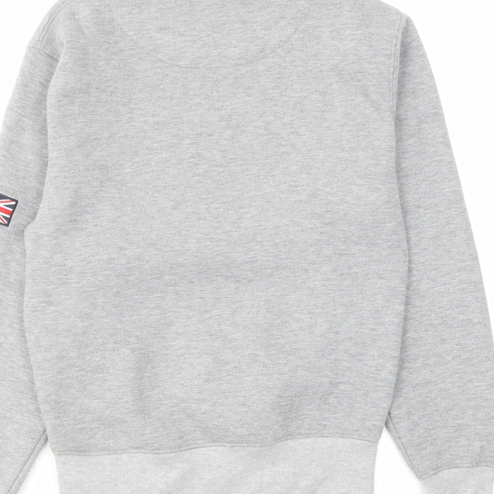 British Souvenirs Mens Grey Cotton Pullover Sweatshirt Size XS - York England