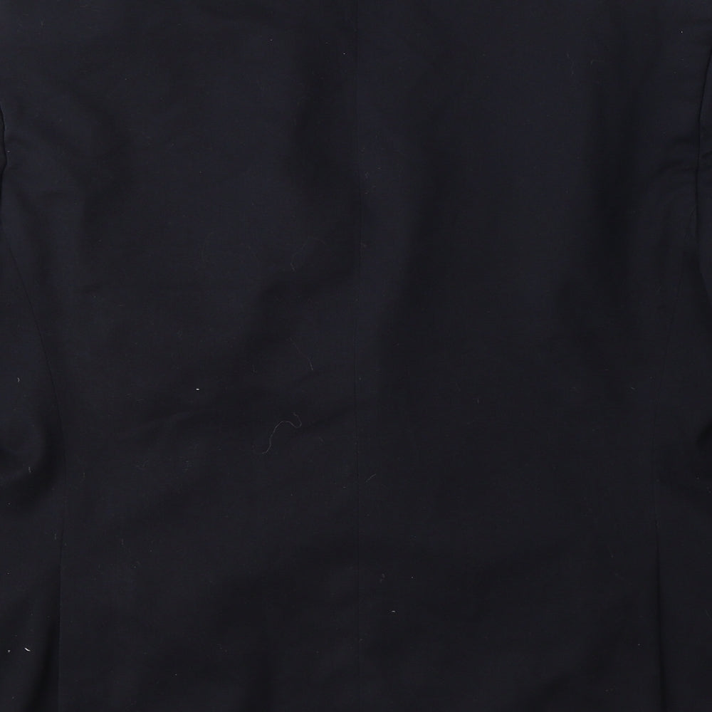 Marks and Spencer Mens Blue Polyester Jacket Suit Jacket Size 42 Regular
