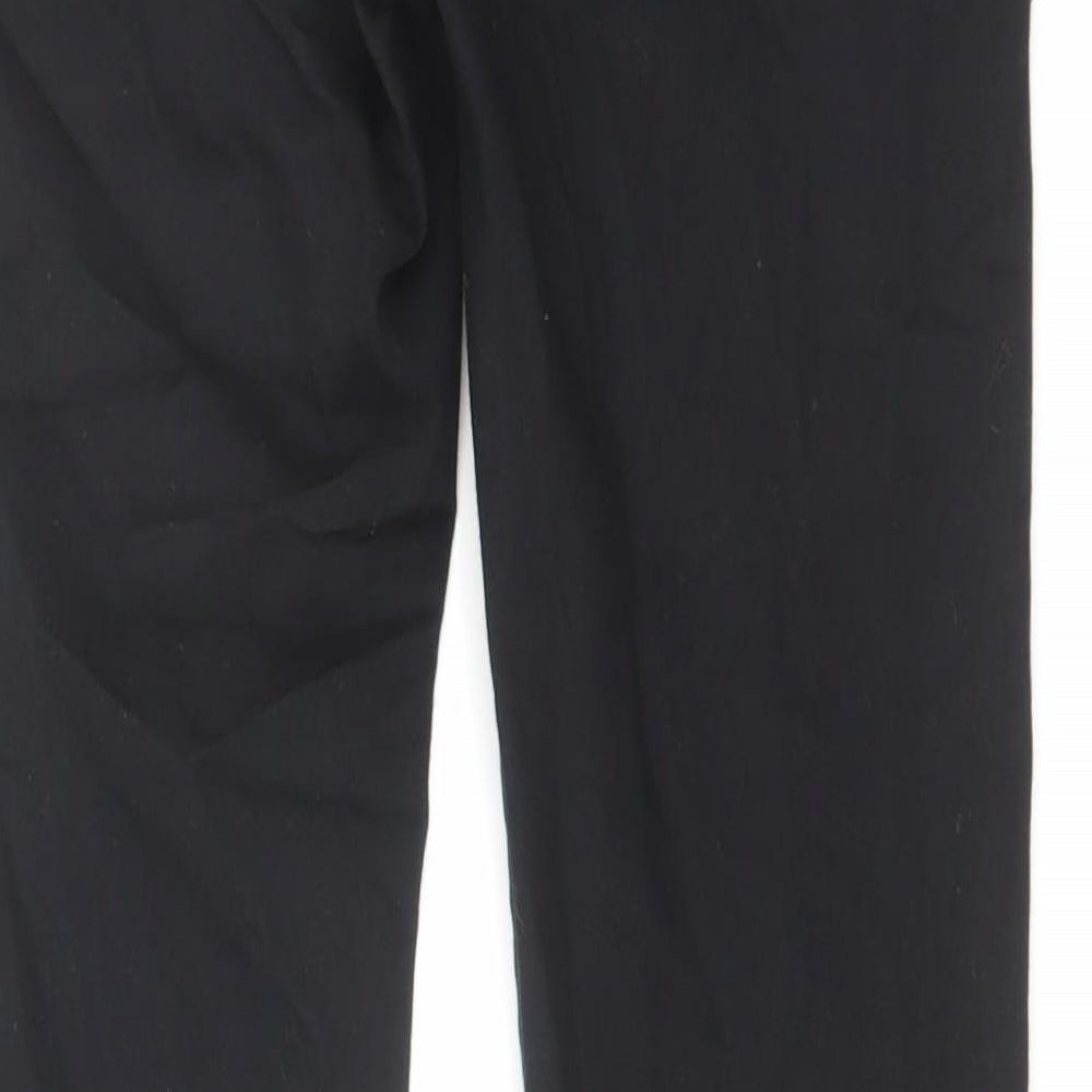 Marks and Spencer Womens Black Cotton Skinny Jeans Size 8 L27 in Regular Zip