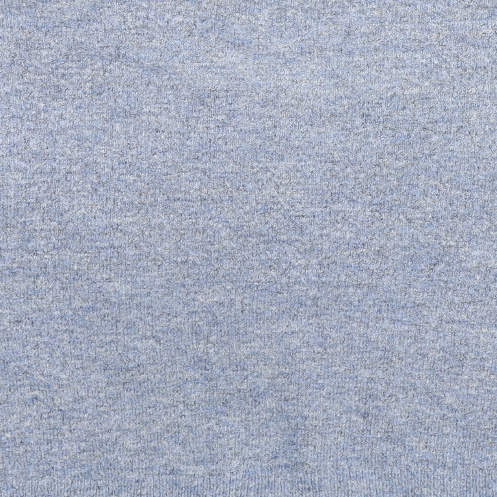Marks and Spencer Womens Blue Crew Neck Acrylic Pullover Jumper Size S