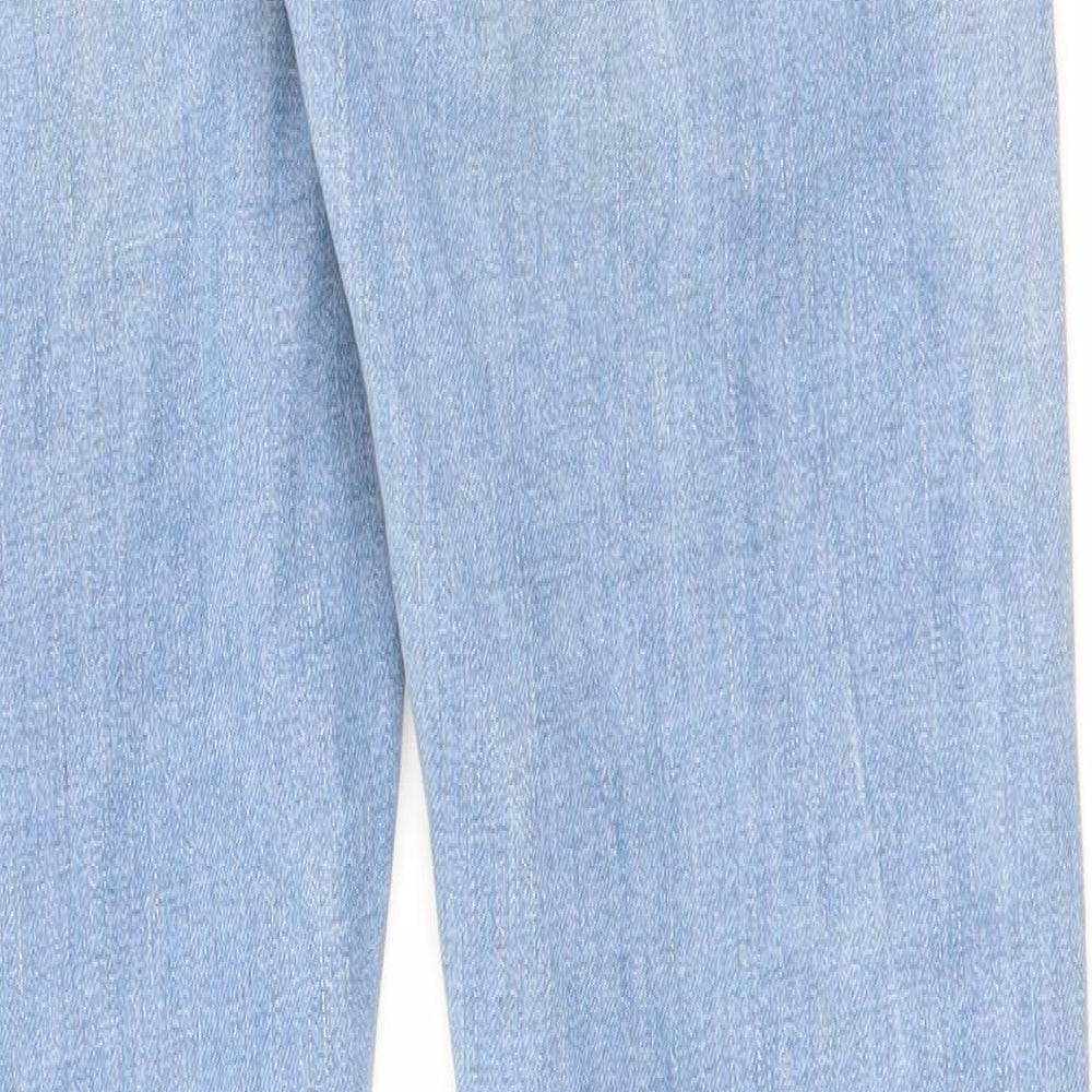 H&M Womens Blue Cotton Skinny Jeans Size 30 in L32 in Regular Zip
