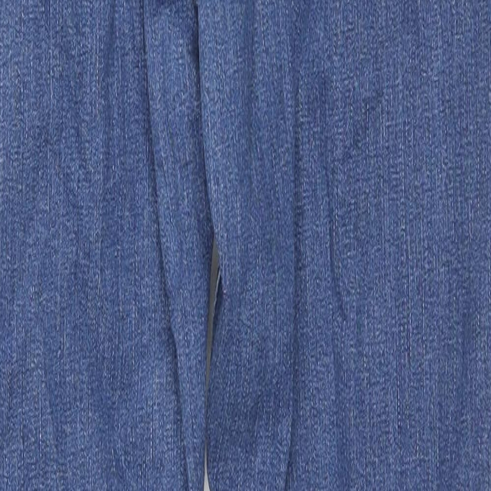 Marks and Spencer Womens Black Cotton Skinny Jeans Size 12 L27 in Regular Zip