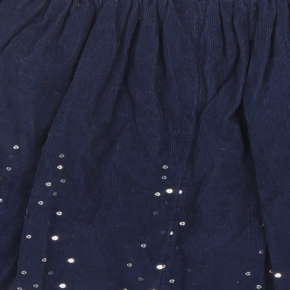 John Lewis Girls Blue Cotton Flare Set Size 11 Years Regular Zip - Sequence