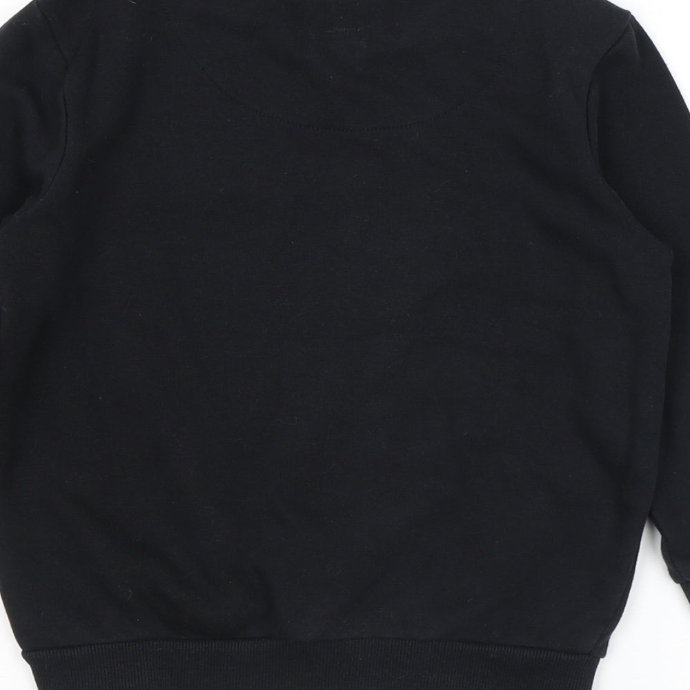 Minecraft Boys Black Cotton Pullover Sweatshirt Size 5-6 Years Pullover - Christmas, Sequins