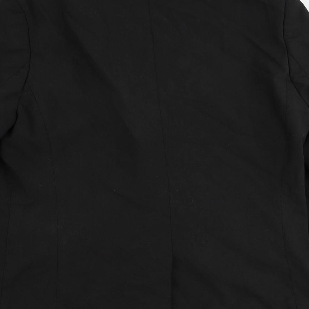 Brook Taverner Womens Black Jacket Blazer Size 14