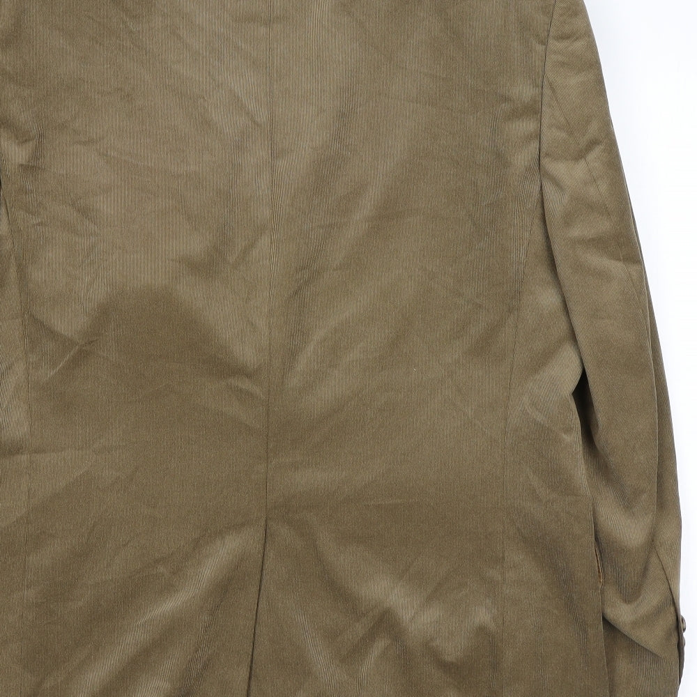 Marks and Spencer Mens Brown Polyester Jacket Suit Jacket Size 42 Regular