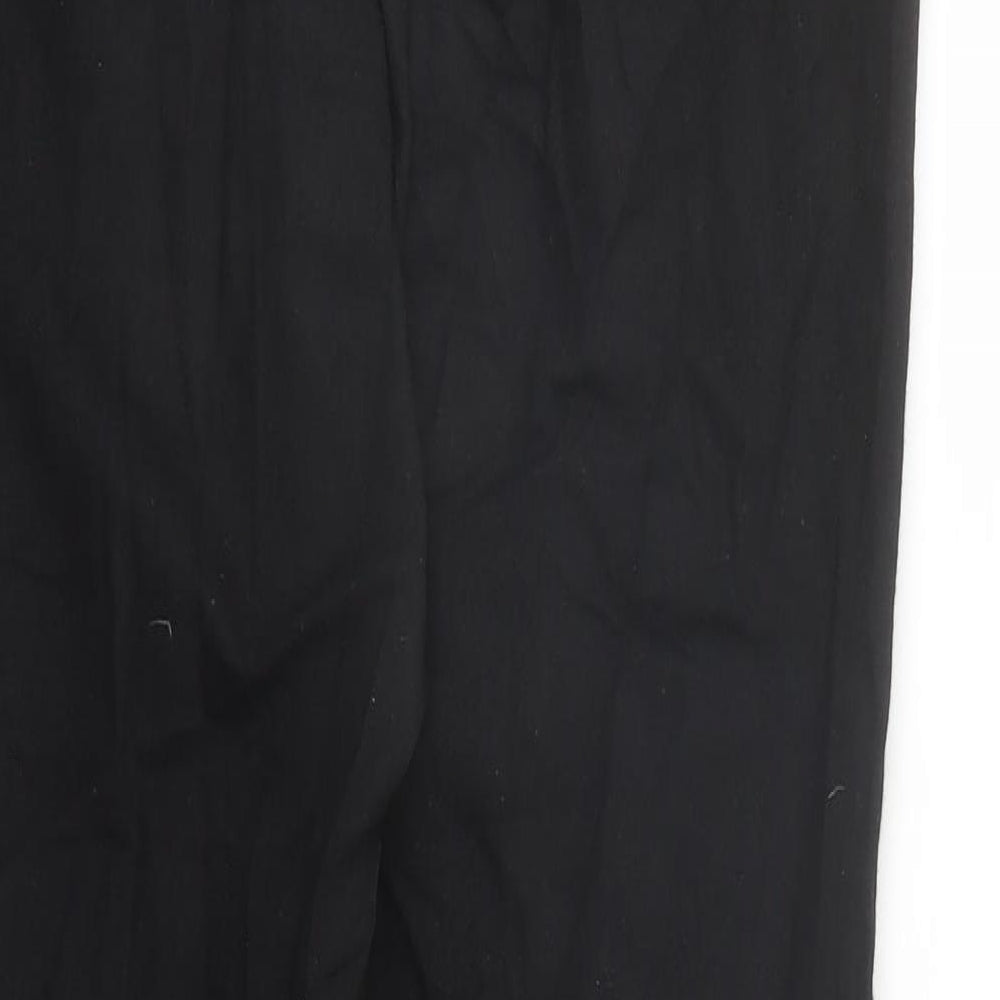 Marks and Spencer Womens Black Cotton Jegging Jeans Size 10 L27 in Regular - Elasticated Waist
