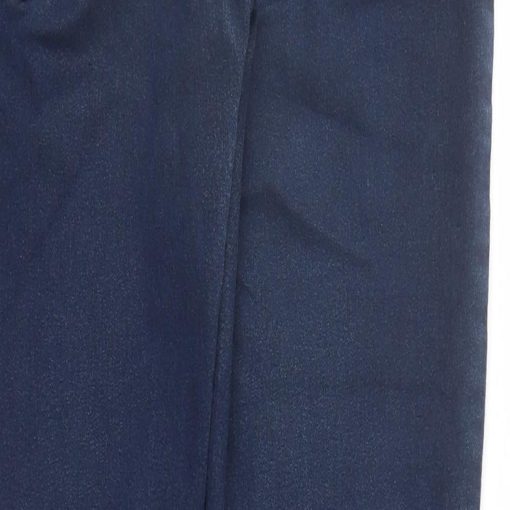 Marks and Spencer Womens Blue Cotton Jegging Jeans Size 10 L28 in Regular - Elasticated Waist