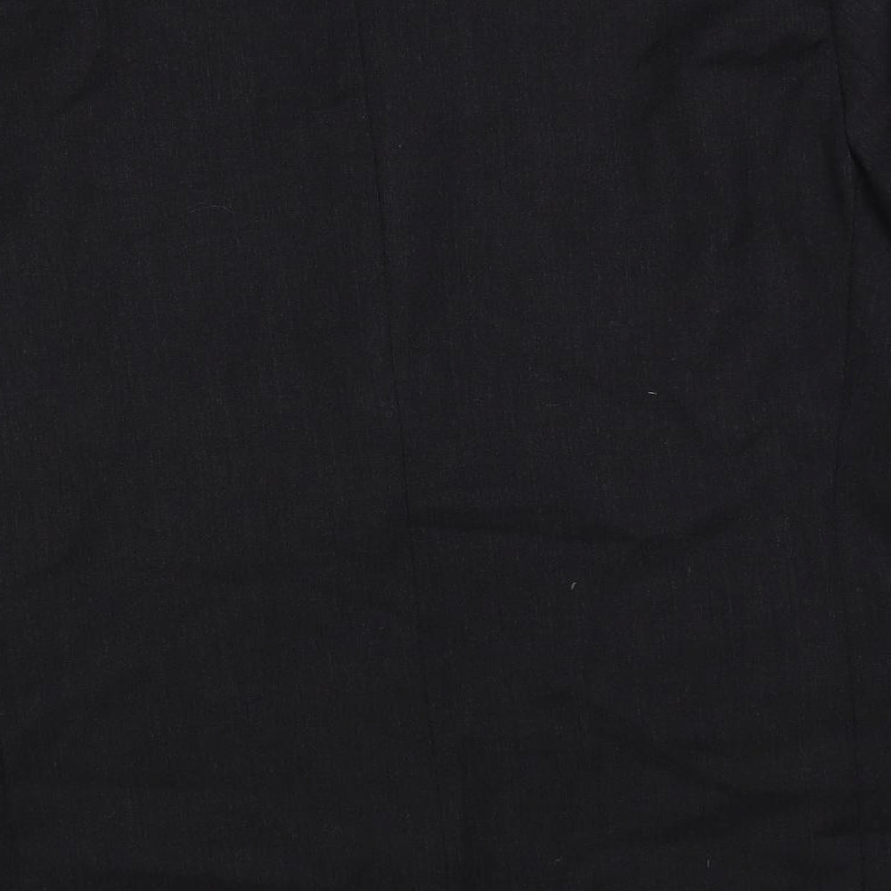 Continental Mens Black Wool Jacket Suit Jacket Size 42 Regular