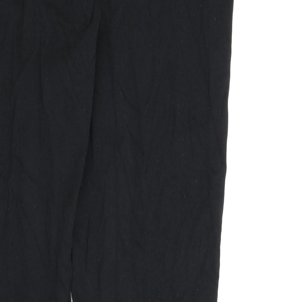 Marks and Spencer Womens Black Polyester Capri Leggings Size 31 in L26 in