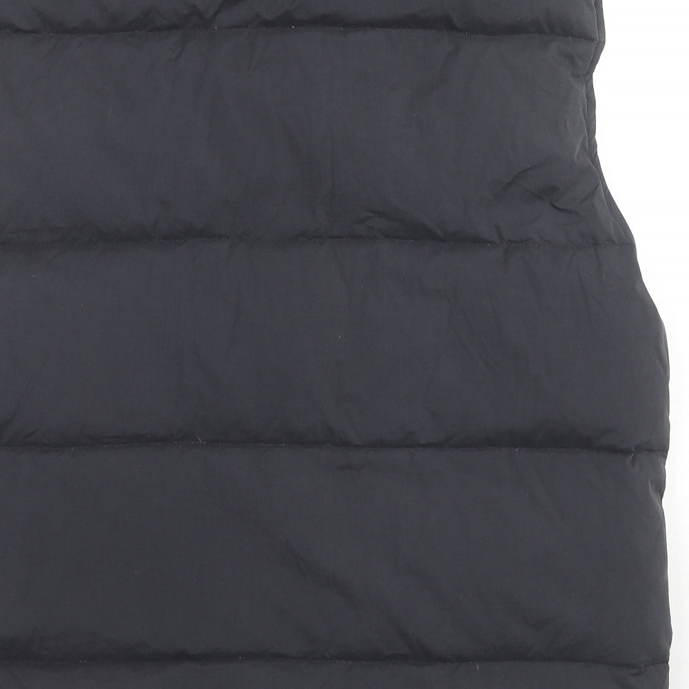 Ben Sherman Mens Black Gilet Waistcoat Size L Zip - Logo