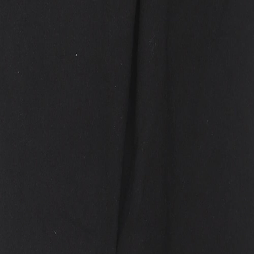 Brook Taverner Womens Black Cotton Straight Jeans Size 8 L29 in Regular Zip