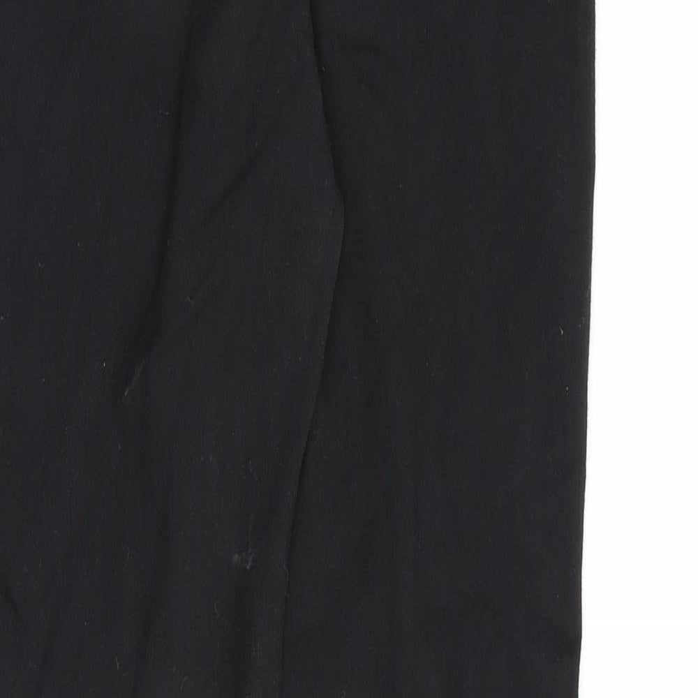 Marks and Spencer Womens Black Cotton Skinny Jeans Size 10 L28 in Regular Zip