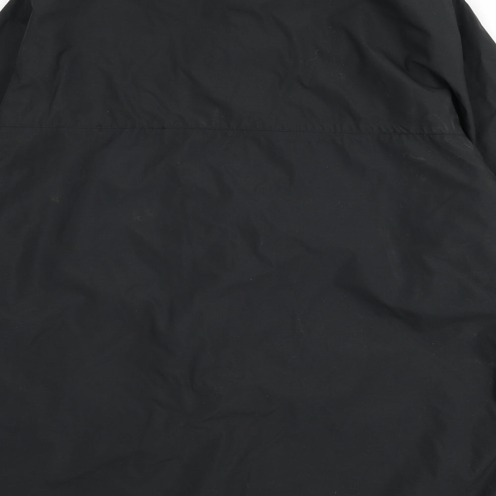 Wood Harris Mens Black Jacket Coat Size L Zip