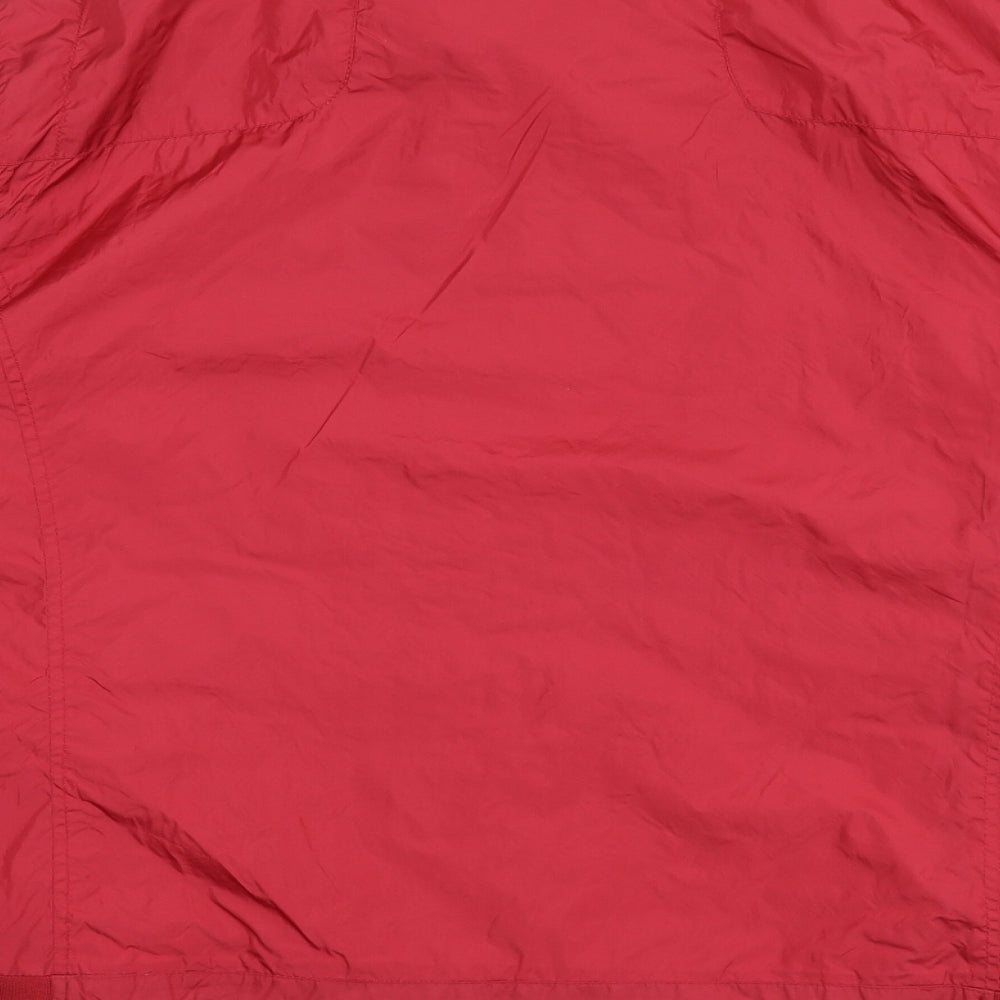 Fortezza Mens Red Bomber Jacket Jacket Size 52 Button - 52 = L