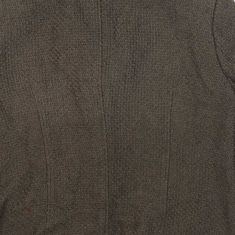 Betty Barclay Womens Brown Jacket Blazer Size 18 Button