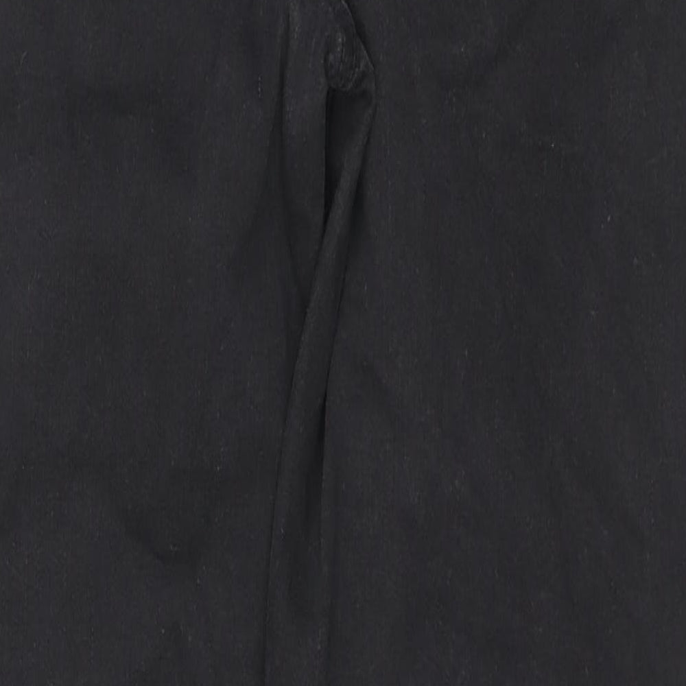 Marks and Spencer Womens Black Cotton Skinny Jeans Size 4 L27 in Regular Zip