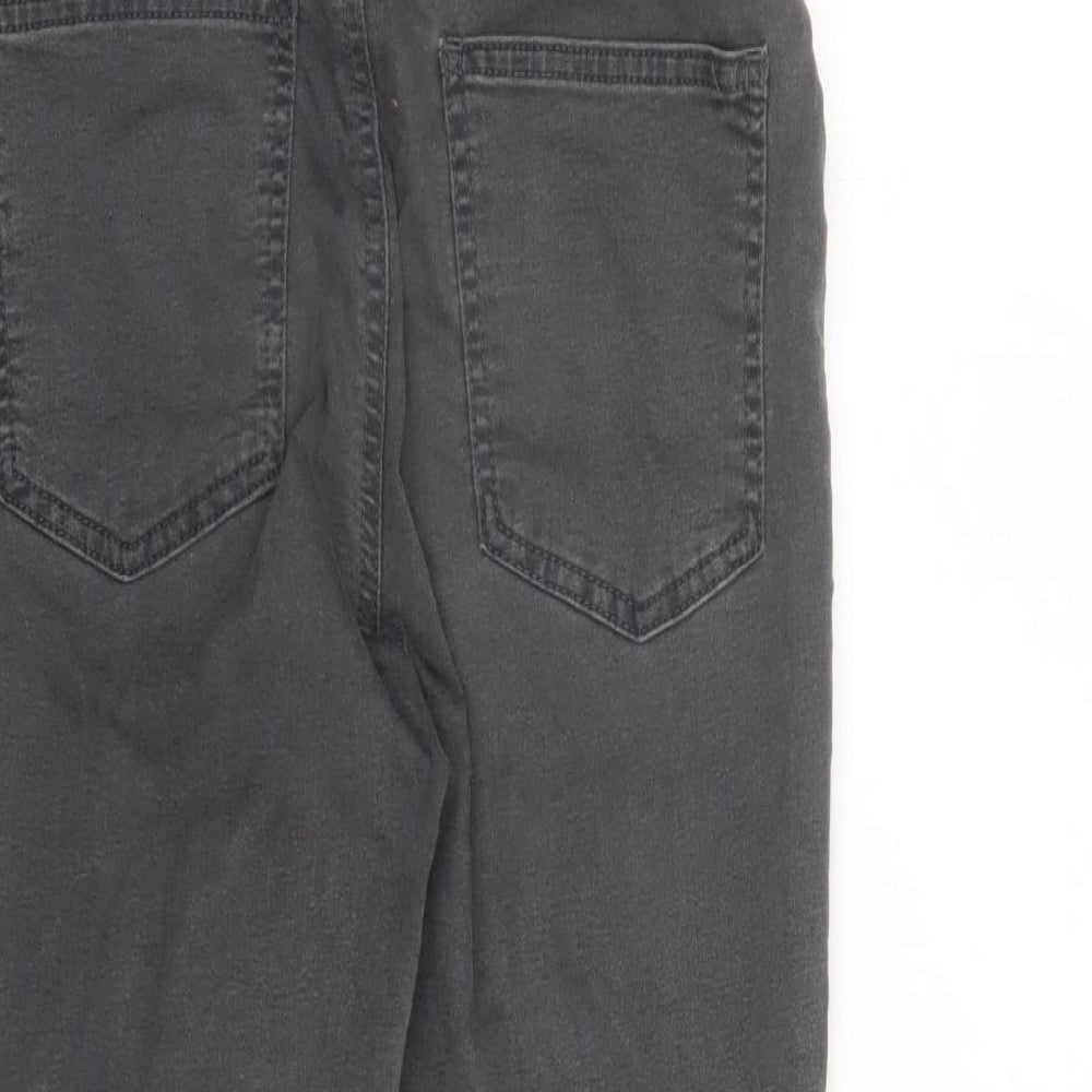 Marks and Spencer Womens Grey Cotton Jegging Jeans Size 10 L27 in Regular - Stretch