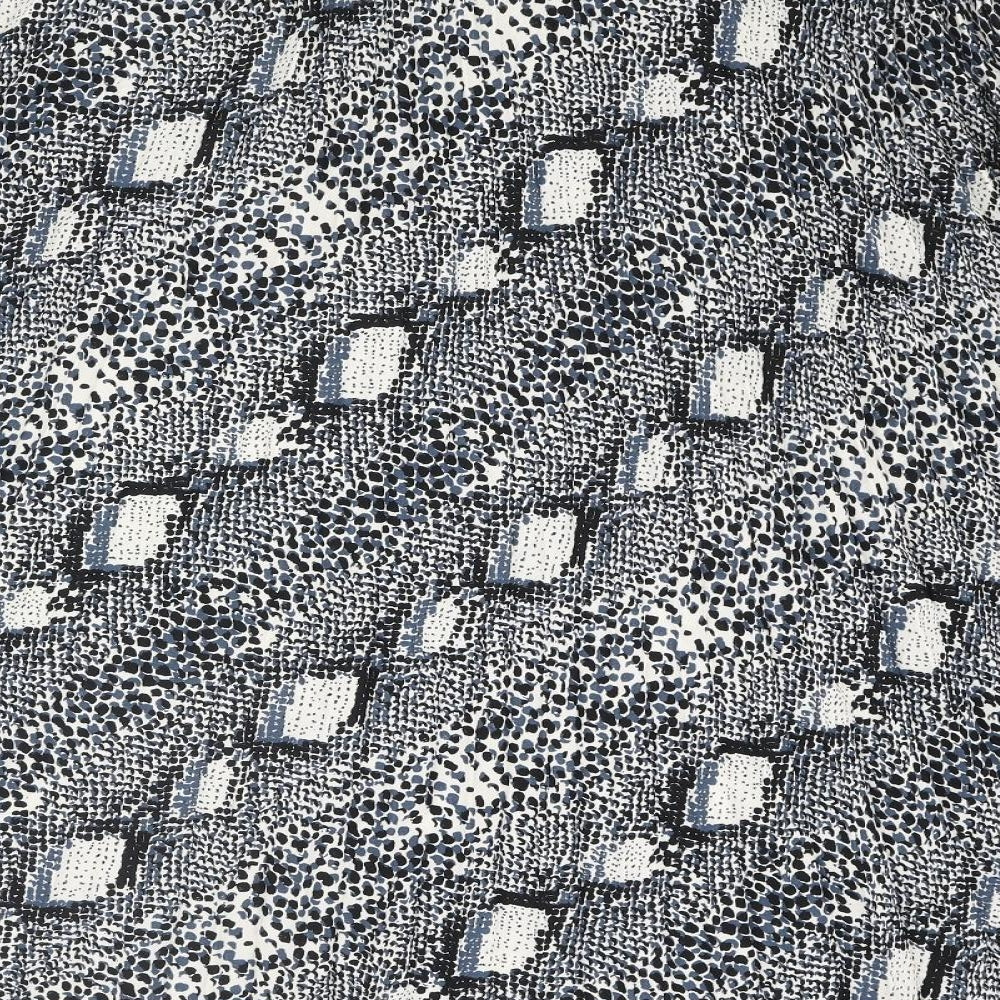 Marks and Spencer Womens Multicoloured Animal Print Polyester Pleated Skirt Size 22 - Snake Print