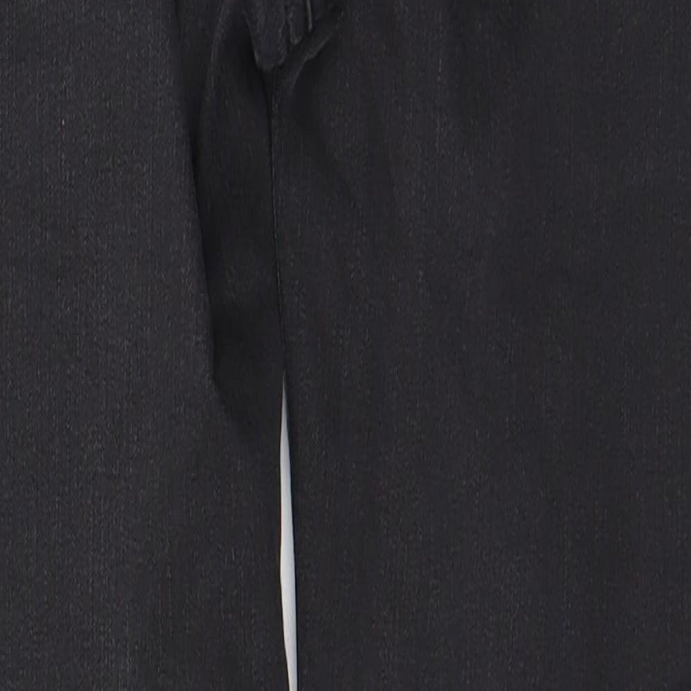 Marks and Spencer Womens Black Cotton Skinny Jeans Size 8 L26 in Regular Zip