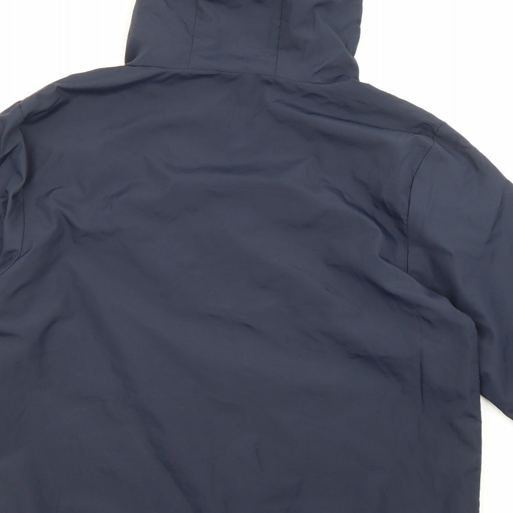 McKenzie Mens Blue Windbreaker Jacket Size S Zip