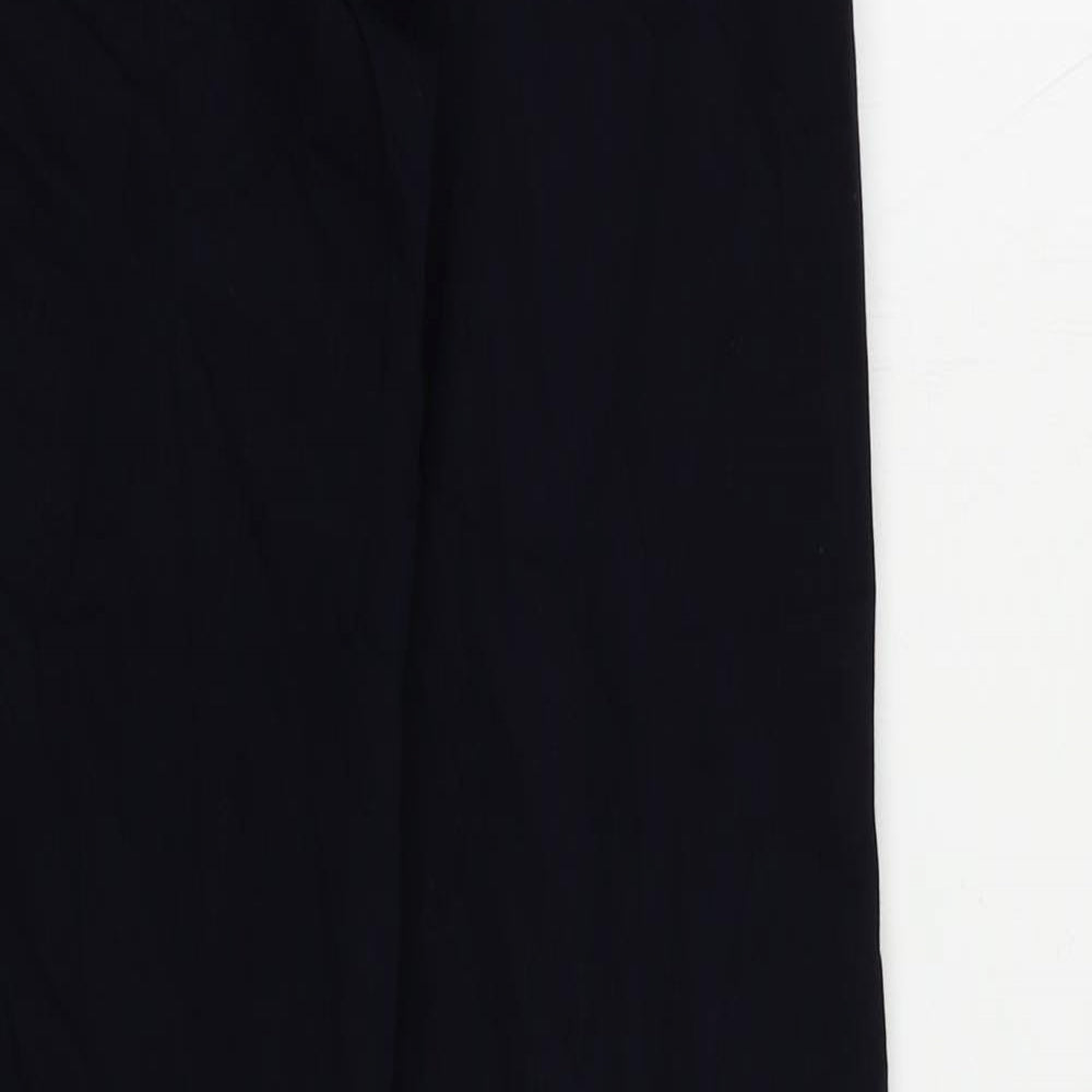 Marks and Spencer Womens Blue Cotton Straight Jeans Size 8 L30 in Regular Zip