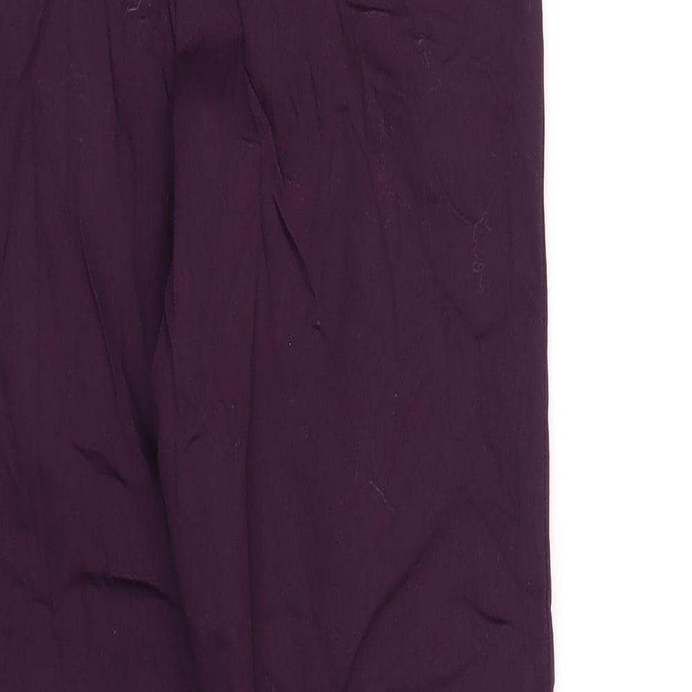 Marks and Spencer Womens Purple Cotton Jegging Jeans Size 6 L30 in Regular
