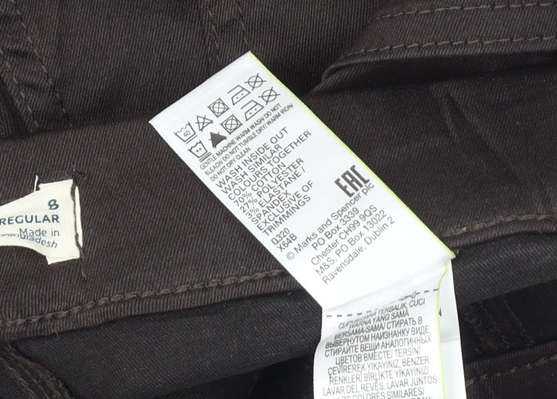 Marks and Spencer Women's Brown Ankle-Length Jeans