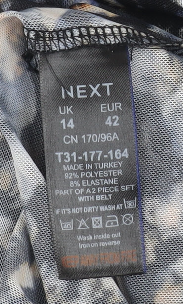 Next Women's Multicoloured Tie Dye Sleeveless Dress