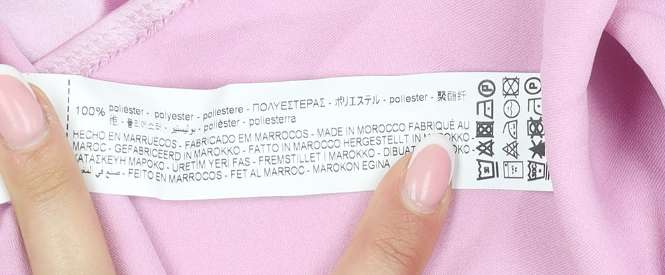 Zara Women's Pink Sleeveless Slip Dress XS