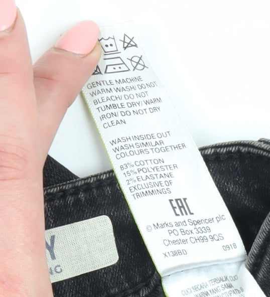Marks and Spencer Women's Black Skinny Jeans Size 10