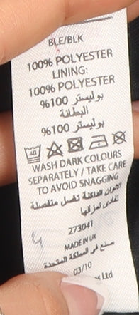 E-vie Women's Blue Animal Print Tank Dress Size 10