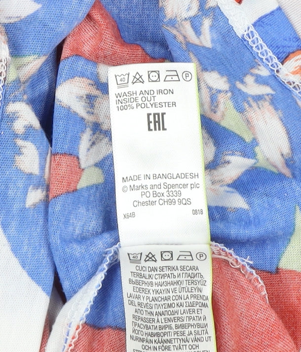 Marks and Spencer Women's Floral T-Shirt, Size 12