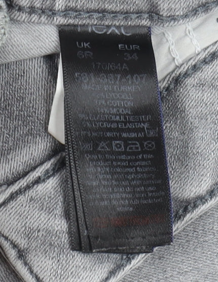 Next Women's Grey Skinny Jeans - Size 6R Slim Fit
