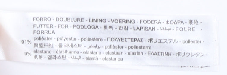 Bershka Women's Yellow Bodycon Dress XS