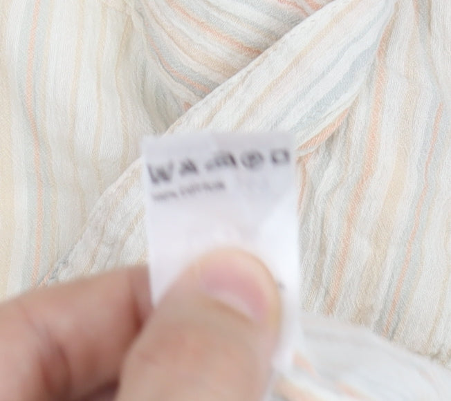 Marks & Spencer Women's Multicoloured Striped Shirt, Size 20