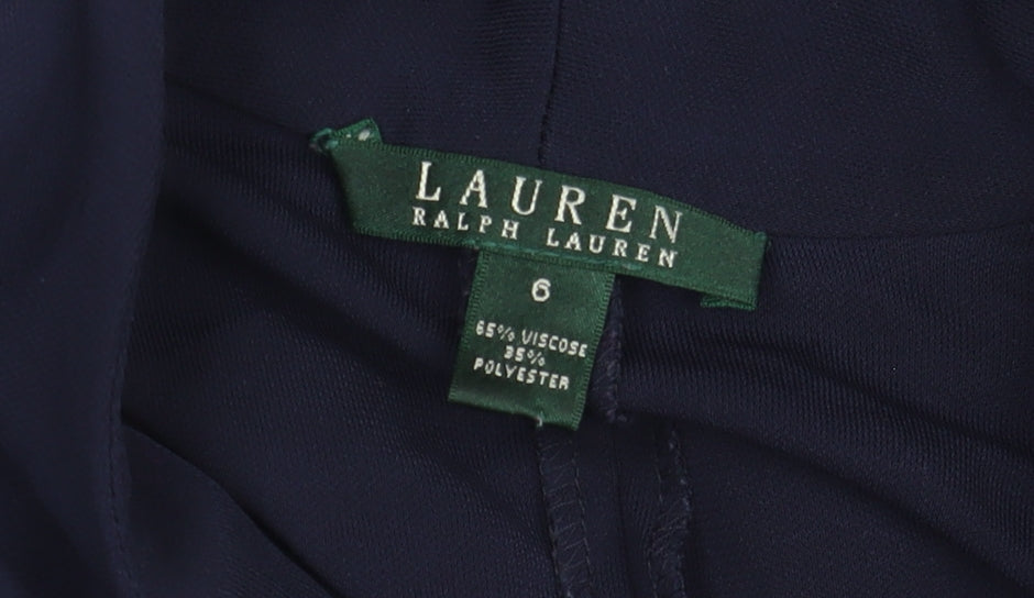 Ralph Lauren Women's Blue A-Line Dress Size 10