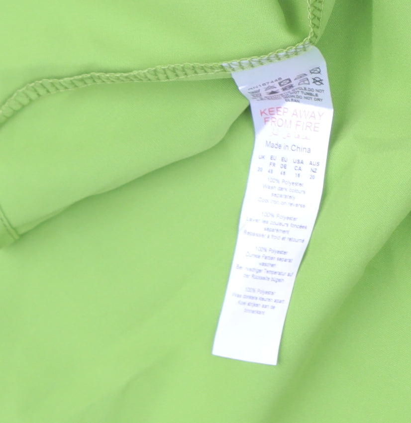 Boohoo Women's Green Off Shoulder Camisole Tank Top