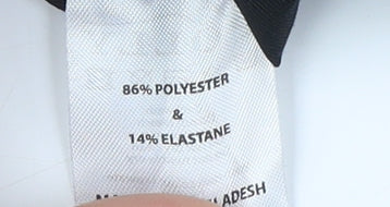 Oh Polly Women's Black Bodycon Dress Size 8