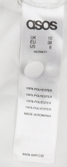 ASOS Women's White Camisole Blouse Size 10