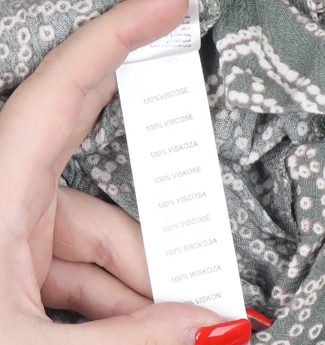 Apricot Women's Grey Geometric Shift Dress Size 12