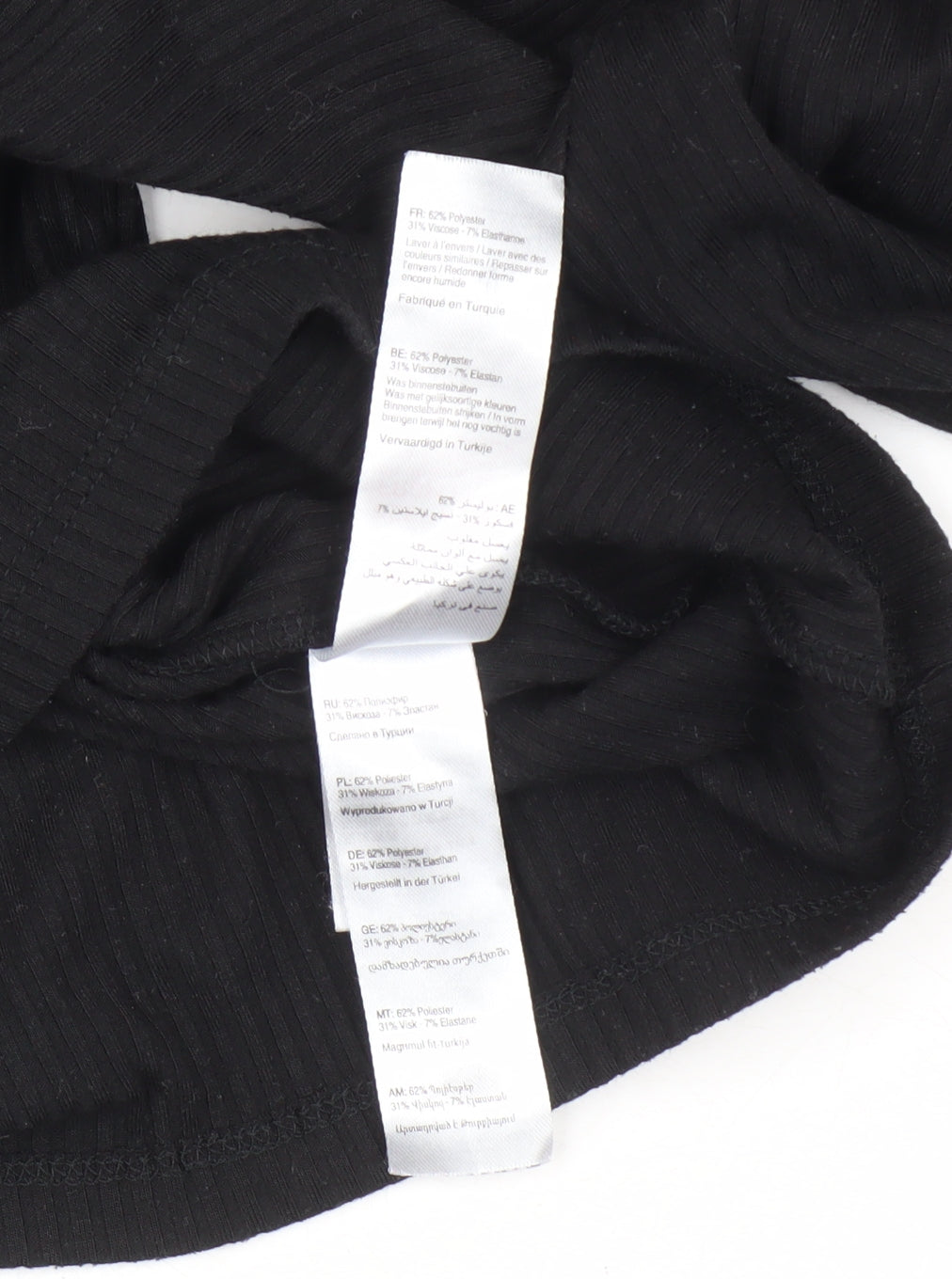 New Look Women's Black Mock Neck Pullover Jumper Size 10