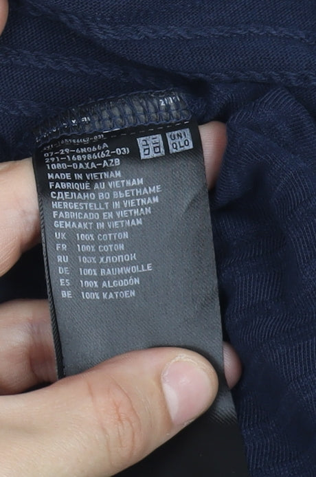 UNIQLO Women's Blue T-Shirt Dress, Size S