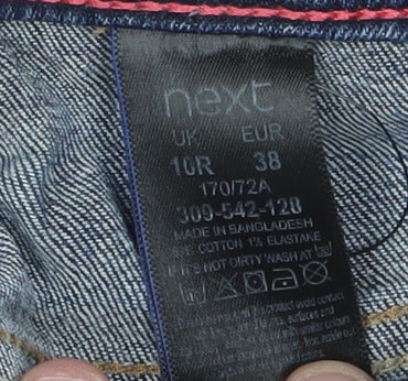 Next Women's Blue Slim Jeans Size 10 Mid Rise