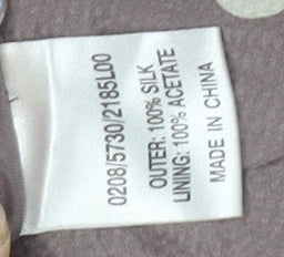 Hobbs Women's Grey Polka Dot A-Line Dress Size 12