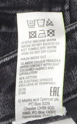 Marks and Spencer Women's Black Skinny Jeans Size 14