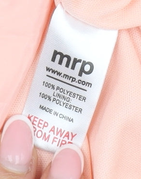 MRP Women's Black Pink Bubble Hem Party Dress Size 12