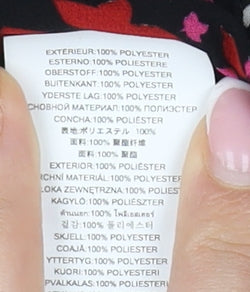 Michael Kors Women's Red Floral Dress XS Long Sleeve