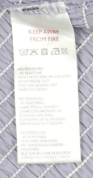 Dream Outfitters Purple Strapless Women's Top M