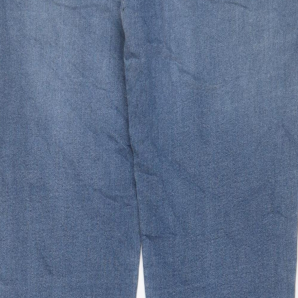 Marks and Spencer Womens Blue Cotton Jegging Jeans Size 12 L30 in Regular